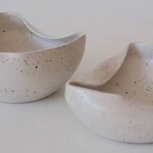 Pote de Ceramica Artesanal Feito  Mo SC30 Minimalista